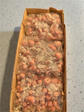 Artificial Pink & White Apple Fruit Flower Pick Bundles - Total of 5 Boxes
