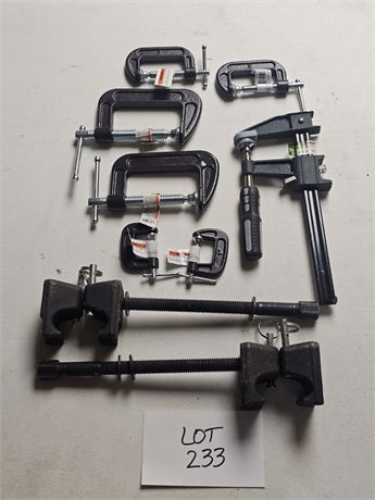Mixed Clamp Lot Sizes & Maker Vary