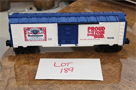 Lionel O Gauge Budweiser Model Car 16248 6-85248