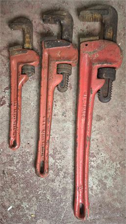 Pipe Wrench Lot