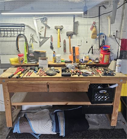 Tool Cleanout- Chisels, Hammers, Screw Drivers, T-Squares, Hardware & Much More