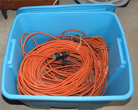 Tote of Extension Cords