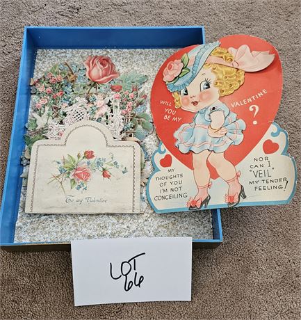 Antique/Vintage Valentine Cards - Pop-up & More