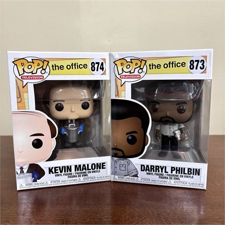 The Office Kevin Malone #874 & Darryl Philbin #873 Funko POP! Figures