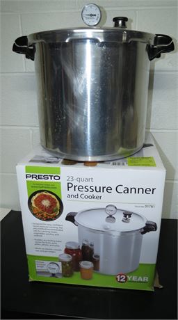 Presto 23 Qt Pressure Canner & Cooker