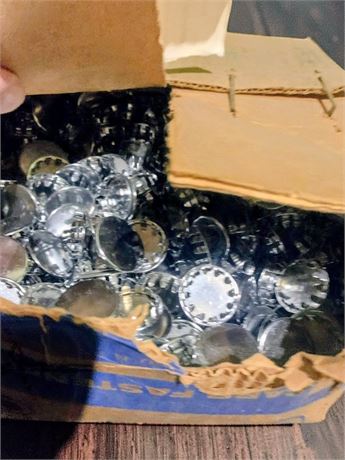 Metal Fastener Cap Hardware Lot (1 Box)