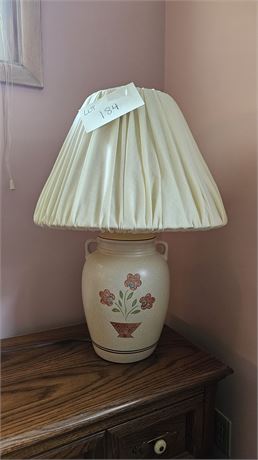 Pottery Style Table Lamp