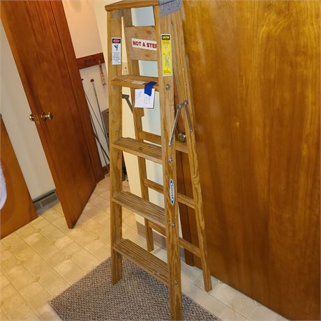 Werner 5Ft Wood Folding Ladder