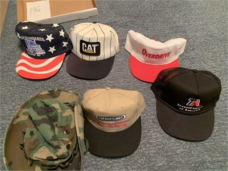 Baseball Cap/Trucker Hat Lot - Stars & Stripes Freightliner Trucker Hat (Ohio)