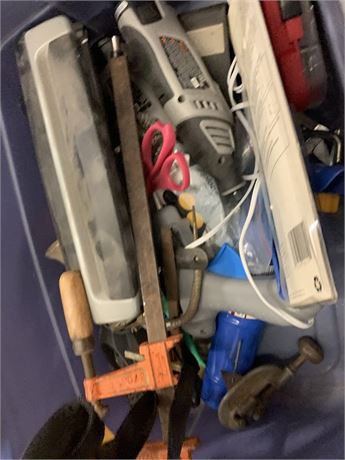 Tote of Misc Tools