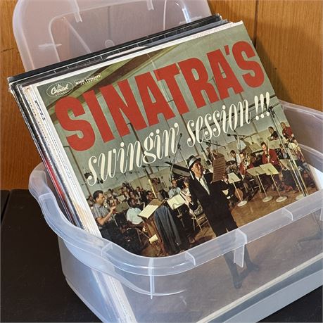 Sinatra, Como, Anka Vinyl Records Lot w/ 4 Sealed