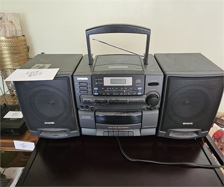 Aiwa Stereo System AM/FM, CD, Cassette Player