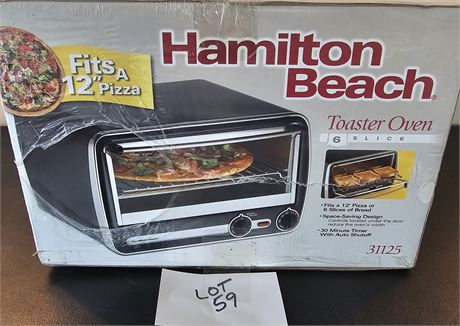 Hamilton Beach 6 Slice Toaster Over New In Box