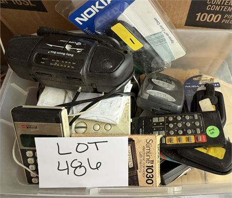 Mixed Electronics- Calculators, Radio & More