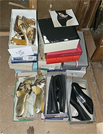 Ladies Shoe Lot Sizes 9-9.5 Cuddlers, Aerosoles, Sassy & More