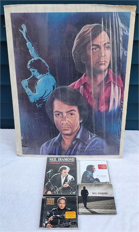 Neil Diamond Poster, CD's & DVD Set