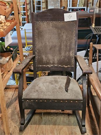 Antique Wood Rocking Chair