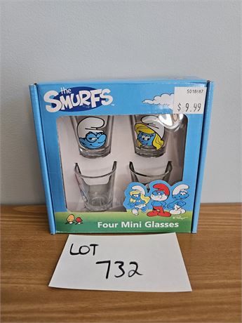 Peyo Smurfs Shot Glass Set - 2011