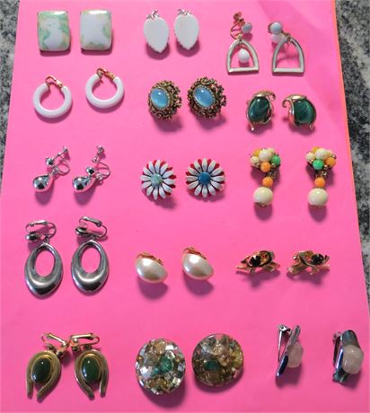 Costume Jewelry Clip On Earrings