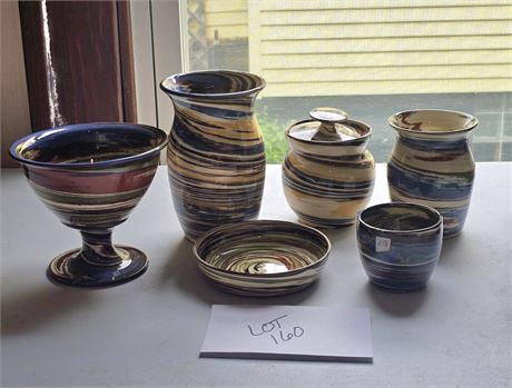 Desert Sands "Mission Swirl" T.Evan Mixed Pottery- Size & Style Vary