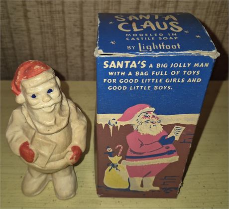 Vintage Santa Claus Soap Collectible
