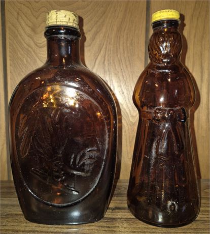 Vintage Brown Bottles