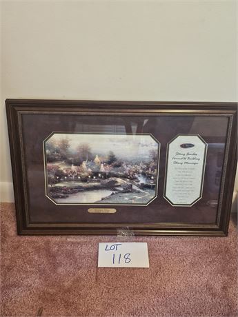 Thomas Kinkade Lighthouse Village Print