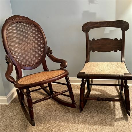 Antique Rocking Chairs Lot of 2