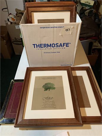 Wood Photo/Picture Frames Lot