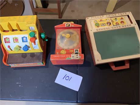 Vintage Fisher Price Toy Lot