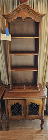 Vintage Wood Display Wood Shelf