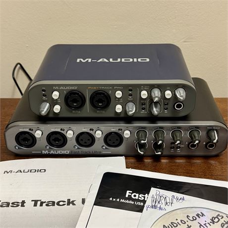 M-Audio Fast Track Ultra and Fast Track Pro