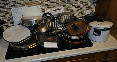 Pots & Pans- T-Fal, Regal & More