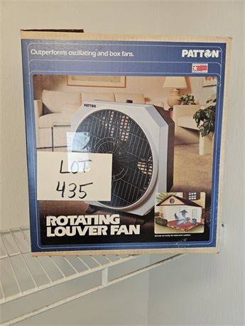 Patton Rotating Fan in Box