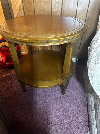 Vintage, Round End Table
