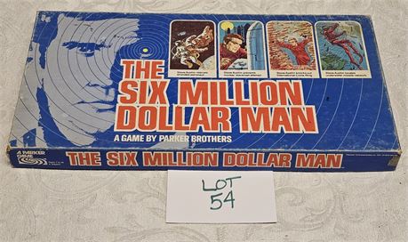 1975 Million Dollar Man Board Game Parker Brothers