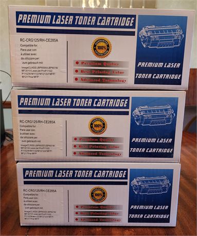 *NIB* 3- Toner Cartridges