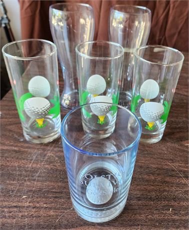 Vintage Golf Glasses