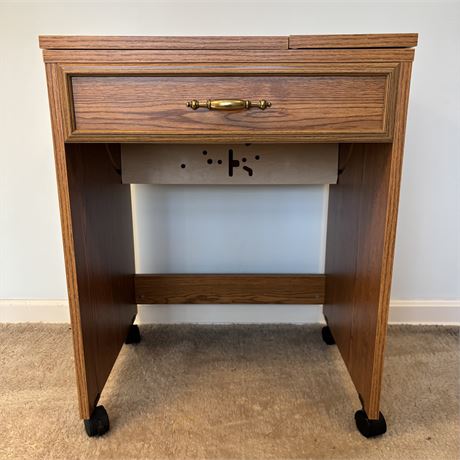 Wooden Sewing Table- 30”H
