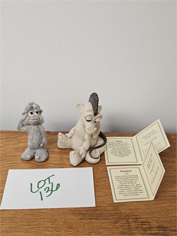 Krystonia "Owhey" & "Pompon" Figurines