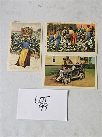 Vintage Mixed Black Americana Postcards