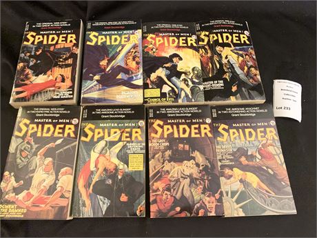 Master of Men Spider Book Lot