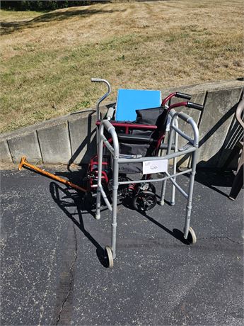Mixed Medical Lot - Wheel Chair / Folding Wheel Chair / Walkers & More