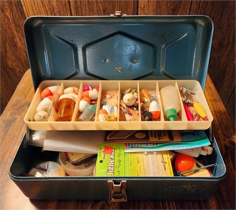 Small Tackle Box With Fishing Tackle