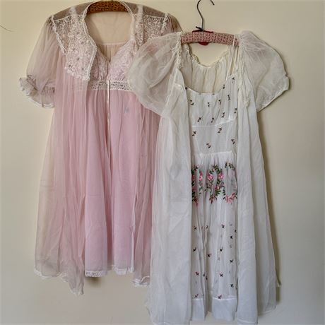 Women's Beautiful Vintage Lingerie Sets, Size 36