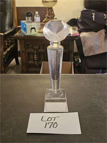 Crystal Diamond Awards Trophy K-9 Optical Crystal Top