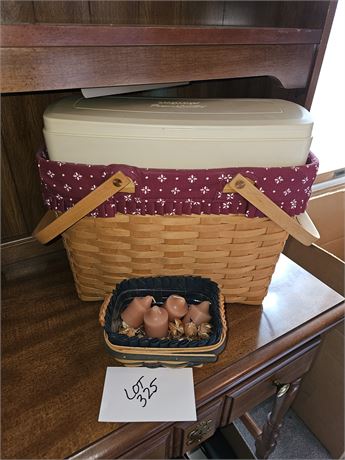 Longaberger Personal Soultions Basket & Liner