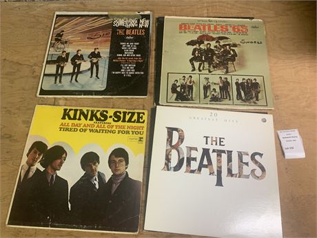 Record Album Lot - The Beatles, Black Sabbath, The Guess Who & More