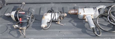 Electric Drills: Thor Heavy Duty, Craftsman, Black & Decker