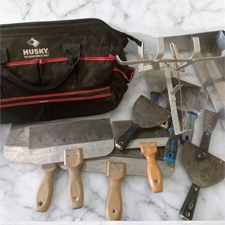 Drywalling Tools in Canvas Husky Carrying Bag